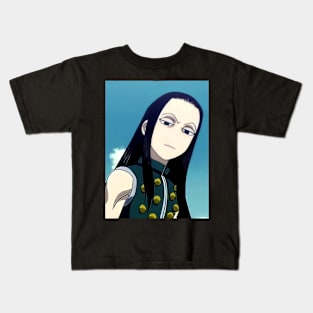 ILLUMI'S FUNNY FACE  HUNTER X HUNTER ANIME, hunterxhunter, hunter x hunter, killua, feitan, hisoka, kurapika, leorio, pitou, sparkle, gon Kids T-Shirt